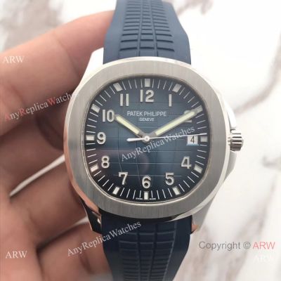 Swiss Grade Patek Philippe Aquanaut 5168G Watch SS Blue Dial